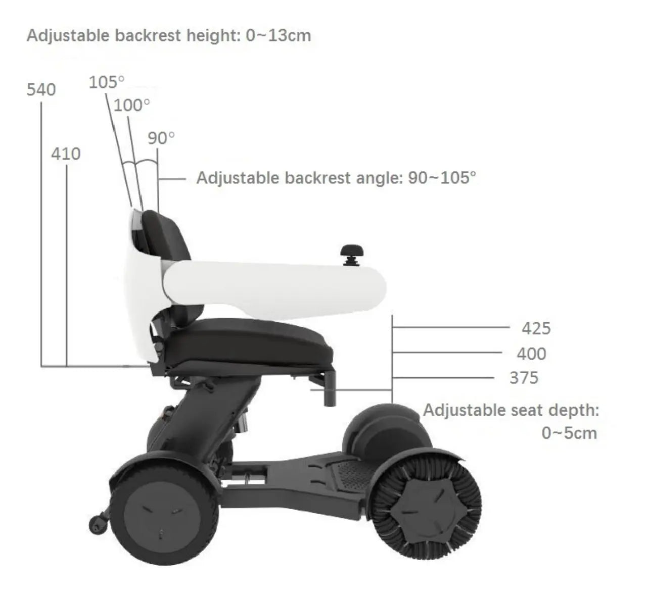 Mobility Plex-609 All Terrain Portable Wheelchair