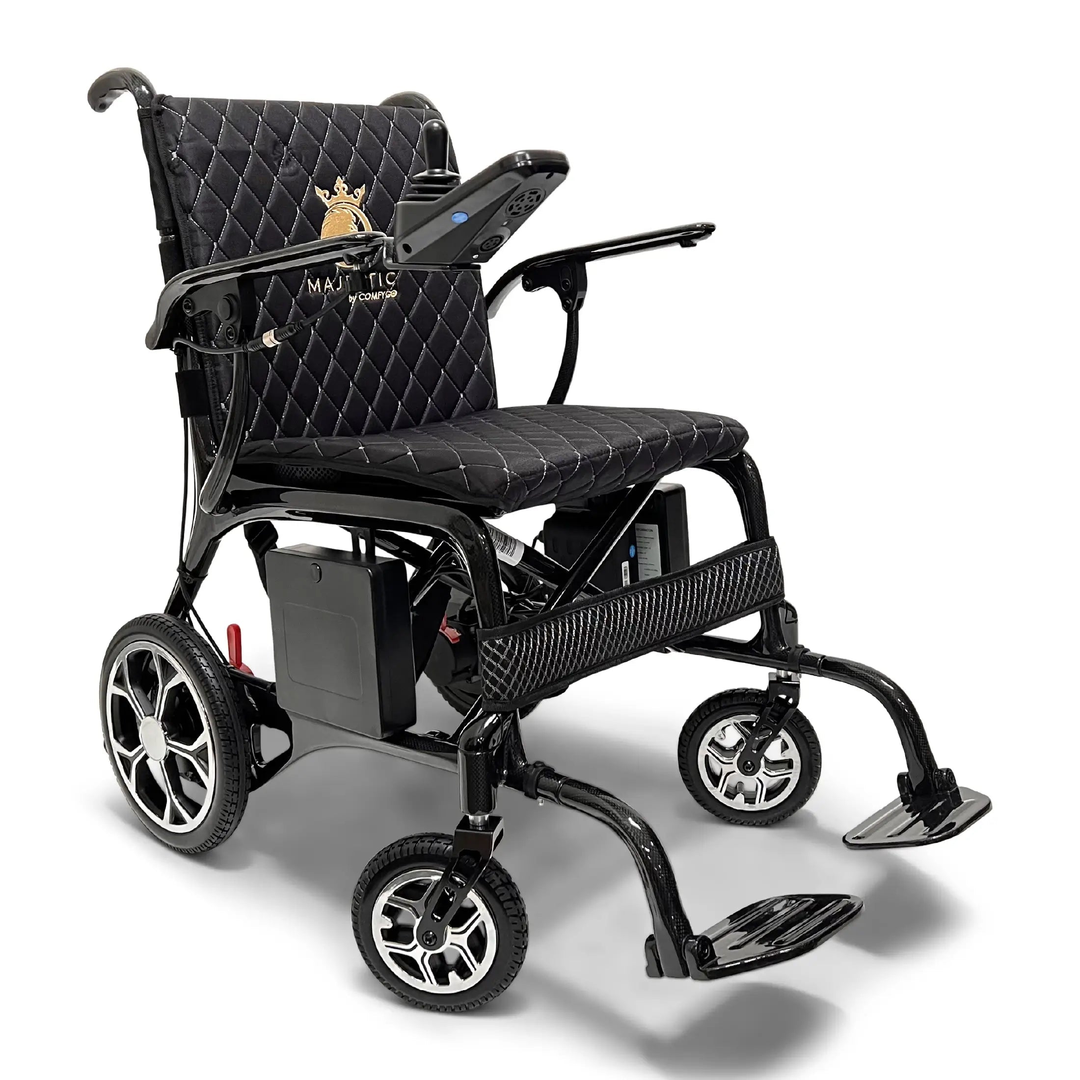 Phoenix Wireless-Controlled Carbon Fiber Electric Wheelchair – Lightweight, Long-Range, Airline Approved, Easy to Use
