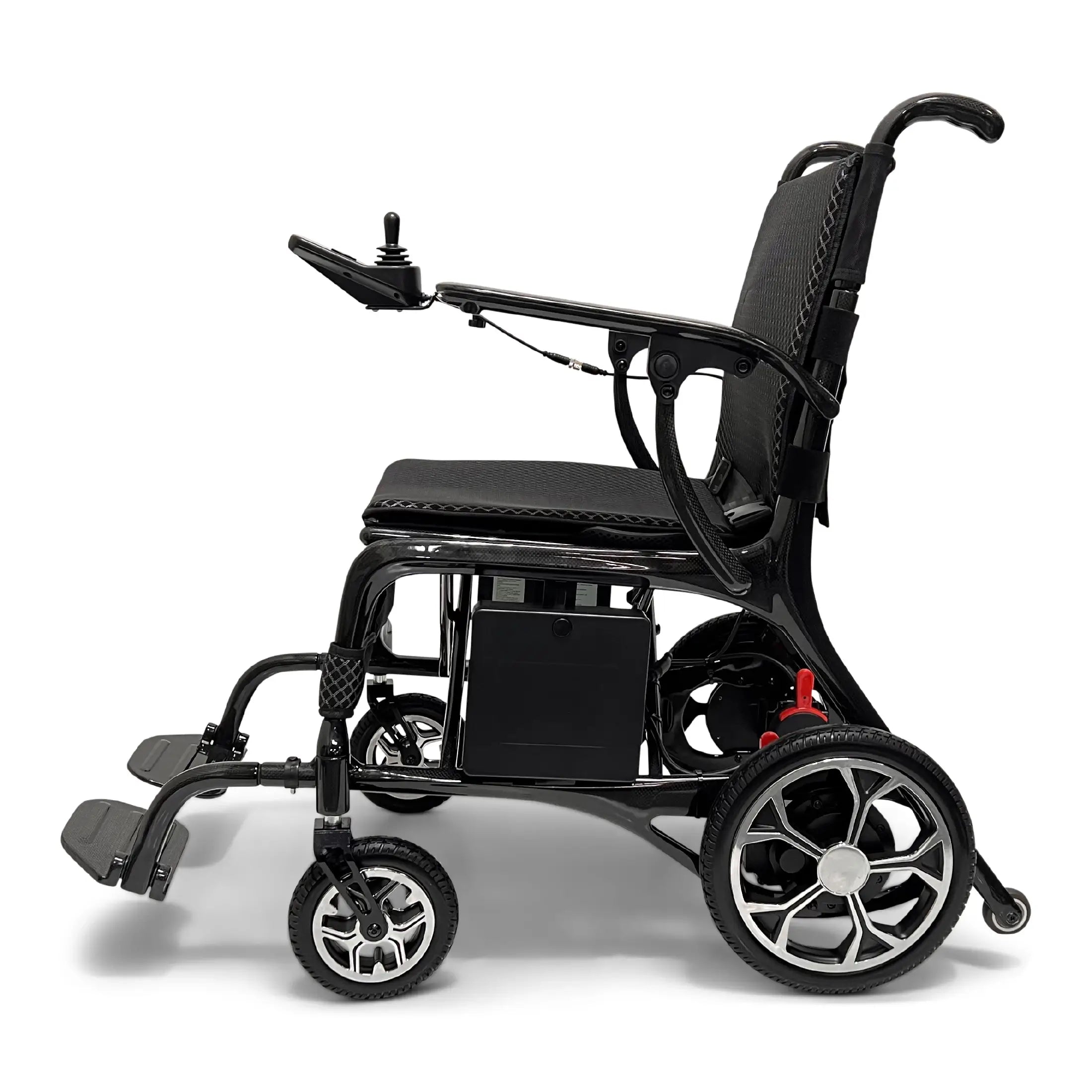 Phoenix Wireless-Controlled Carbon Fiber Electric Wheelchair – Lightweight, Long-Range, Airline Approved, Easy to Use