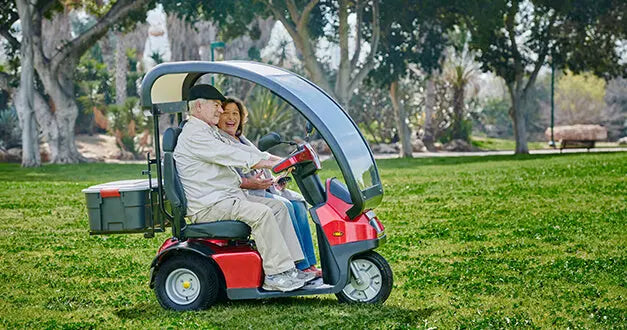 Afiscooter S3 3 Wheel Outdoor, Heavy-Duty Mobility Scooter With an Extra Wide Seat