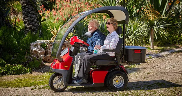 Afiscooter S3 3 Wheel Outdoor, Heavy-Duty Mobility Scooter With an Extra Wide Seat