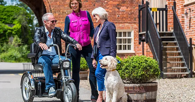 Afiscooter SE Classic 3 Wheel Mobility Scooter With Retro Design
