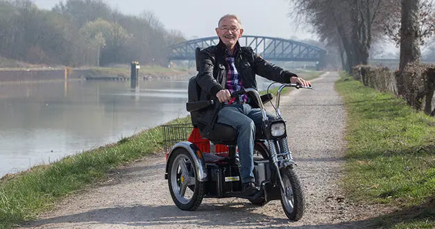 Afiscooter SE Classic 3 Wheel Mobility Scooter With Retro Design