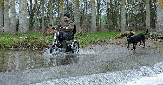 Afiscooter SE Classic 3 Wheel Mobility Scooter With Retro Design