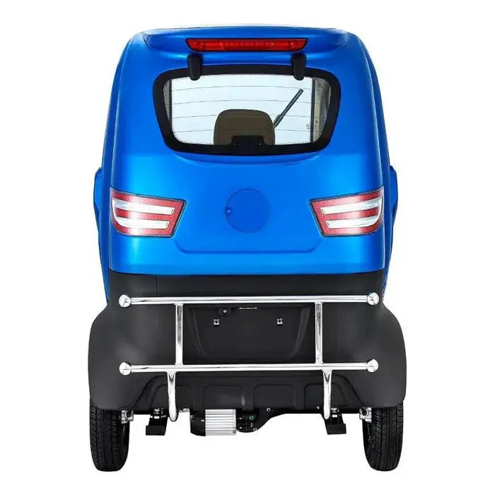 Green Transporter Q-Runner 4-Wheel Electric Mobility Scooter with Handlebar Controls