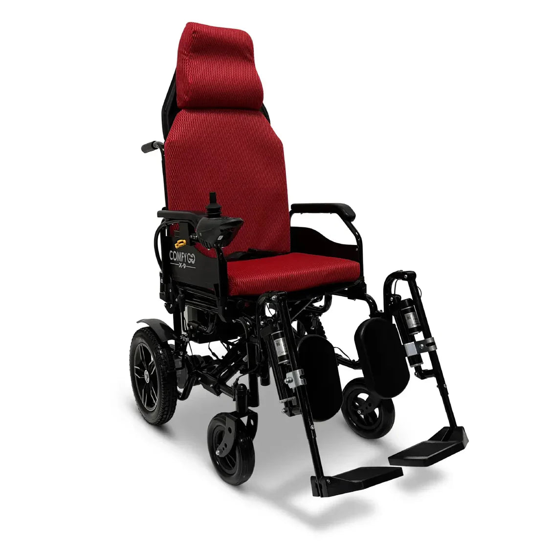 ComfyGo X-9 Remote Controlled Electric Wheelchair with Automatic Recline